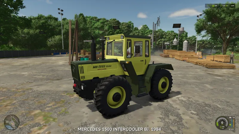 Трактор Mercedes Benz MB Trac 1000-1800 v1.2