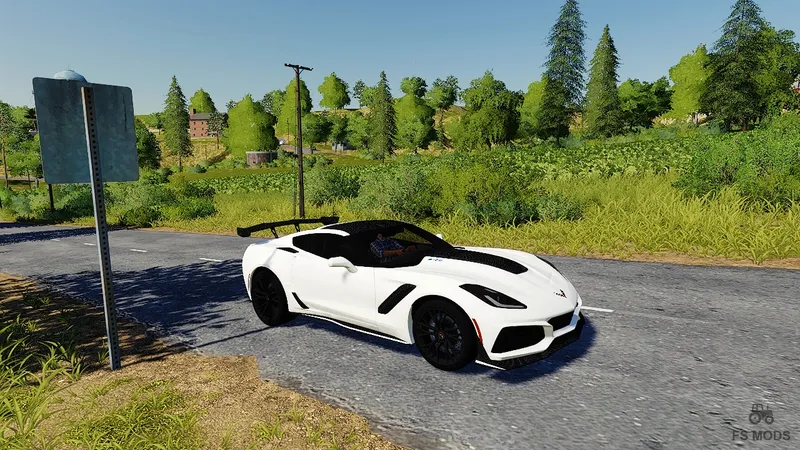 Автомобиль 2019 Chevrolet Corvette ZR1 C7 v 1.0