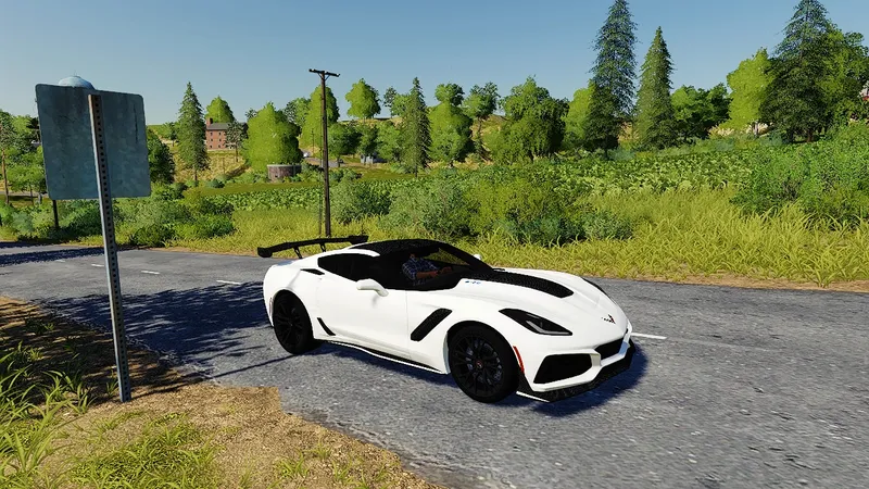 Автомобиль 2019 Chevrolet Corvette ZR1 C7 v 1.0