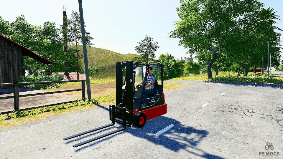 Погрузчик Linde E14-335 v 1.0.1.0