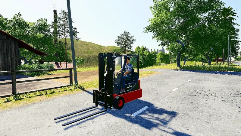 Погрузчик Linde E14-335 v 1.0.1.0