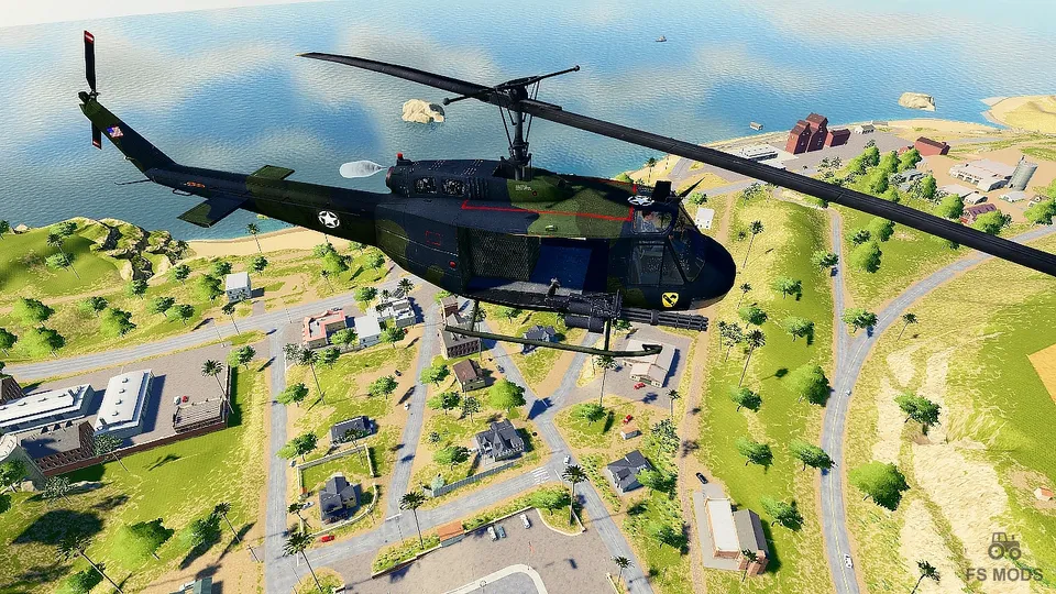 Вертолёт Bell UH1 DEA v 1.0