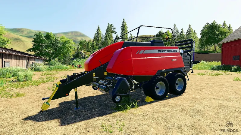 Пресс-подборщик Massey Ferguson 2270 US Edition v 1.1