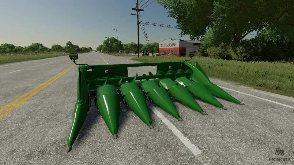 6-рядная кукурузная жатка John Deere 606C v 1.0