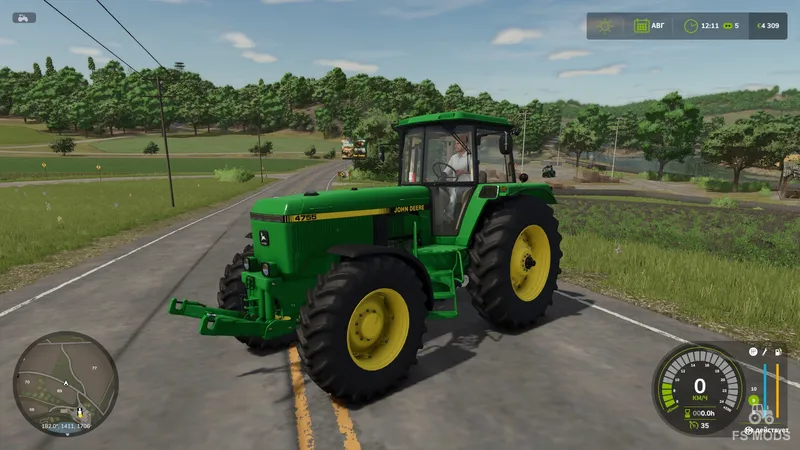 Трактор John Deere 4755 Rust Edition v1.3
