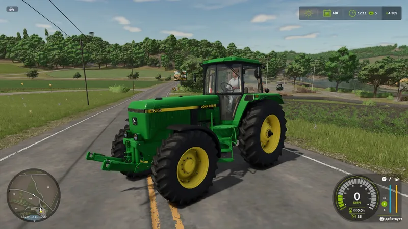 Трактор John Deere 4755 Rust Edition v1.3