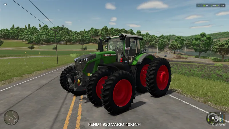 Трактор Fendt 900 USA + Tires v1.0