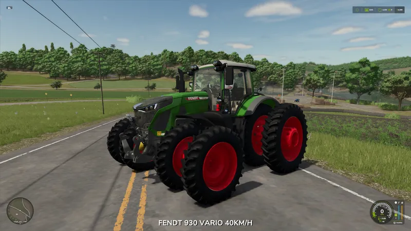 Трактор Fendt 900 USA + Tires v1.0
