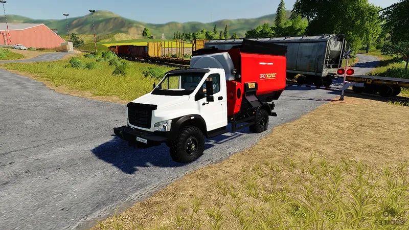 Грузовик ГАЗ Next Feed Mixer Truck v 1.1