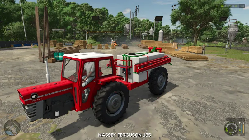 Опрыскиватель Massey Ferguson 185 v1.0