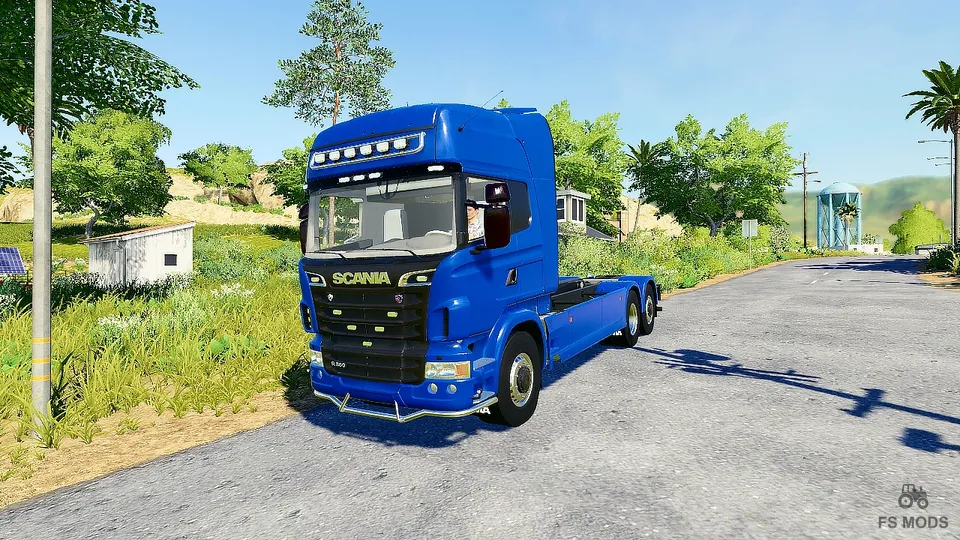 Грузовик Scania R Series Hooklift v 1.3