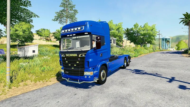 Грузовик Scania R Series Hooklift v 1.3