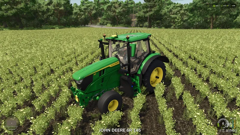 Трактор John Deere 6R 2WD v1.0