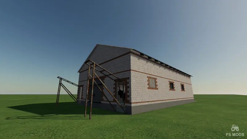 Польский коровник с амбаром v 1.0