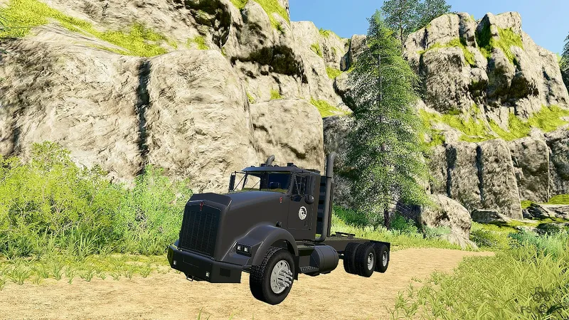 Грузовик Kenworth T800 Midnight Edition Hauler v 1.0
