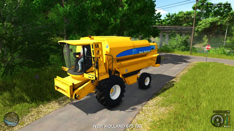 Зерноуборочный комбайн New Holland TX66 v1.0.0.1