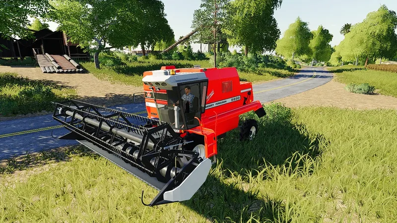 Комбайн Massey Ferguson 5650 v 1.2