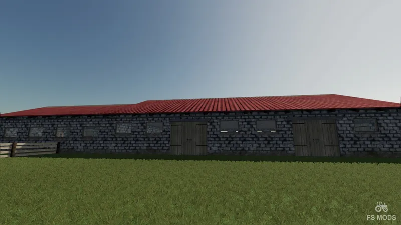 Старый коровник с гаражом v 1.0