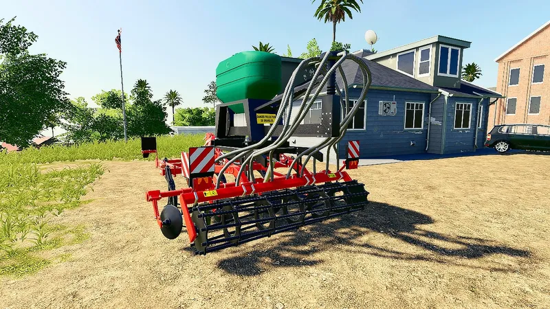 Культиватор Kuhn Cultimer L300 с сеялкой Delimbe v 1.1