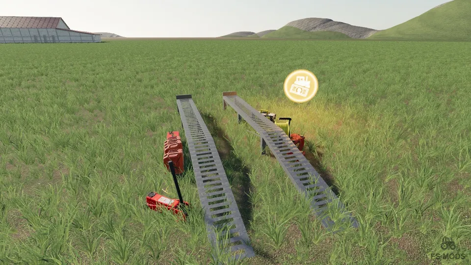 Пандус для мастерской транспортного средства v 1.0