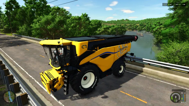 Зерноуборочный комбайн New Holland CR11 / Case AF 11 v1.0.0.1