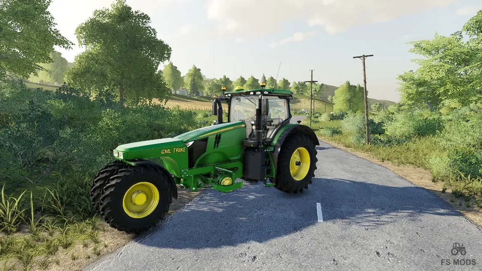 Трактор John Deere 7R Trike Series v 1.0
