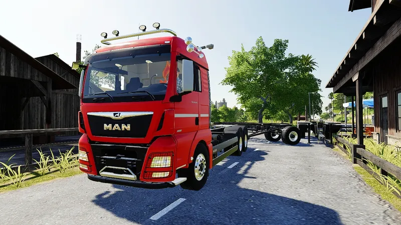 Грузовик MAN TGX 26.640 с прицепами v 1.0