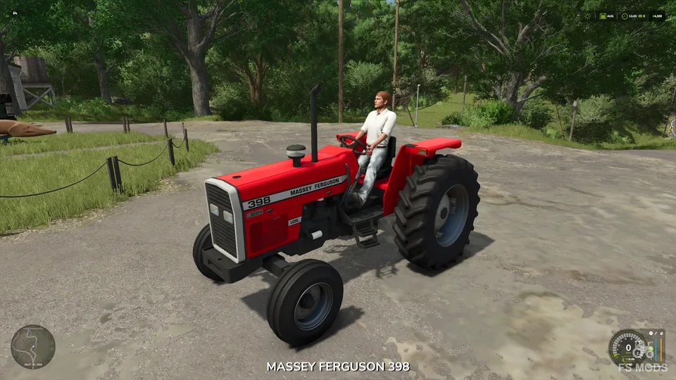 Трактор Massey Ferguson 398 V1.0