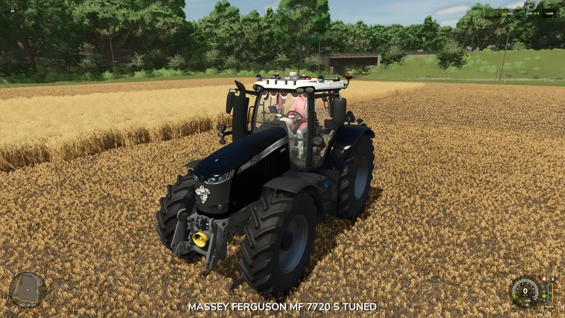 Трактор Massey Ferguson 7720S Black Edit v1.0