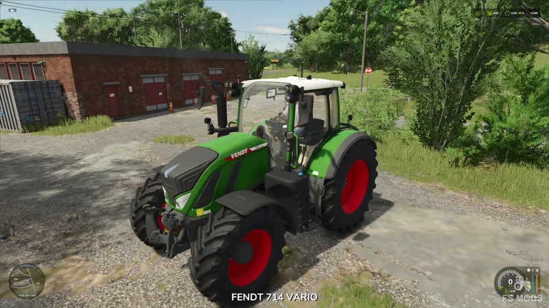 Трактор Fendt 700 Vario Gen 6 (Mouse control) v1.0