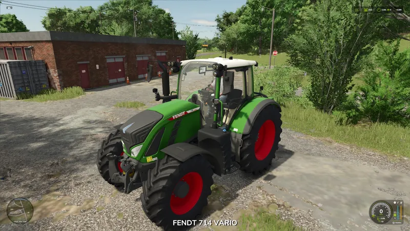 Трактор Fendt 700 Vario Gen 6 (Mouse control) v1.0