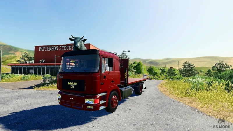Грузовик MAN F2000 Crane Truck v 1.0