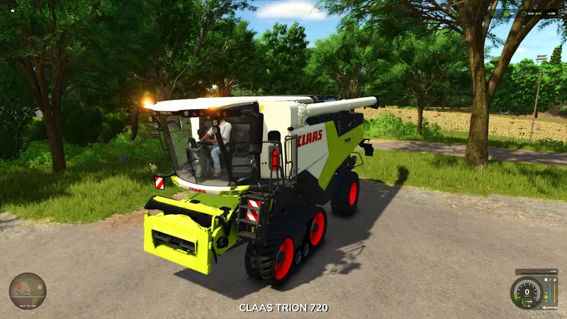 Зерноуборочный комбайн CLAAS TRION 720-750 Speedy v1.6