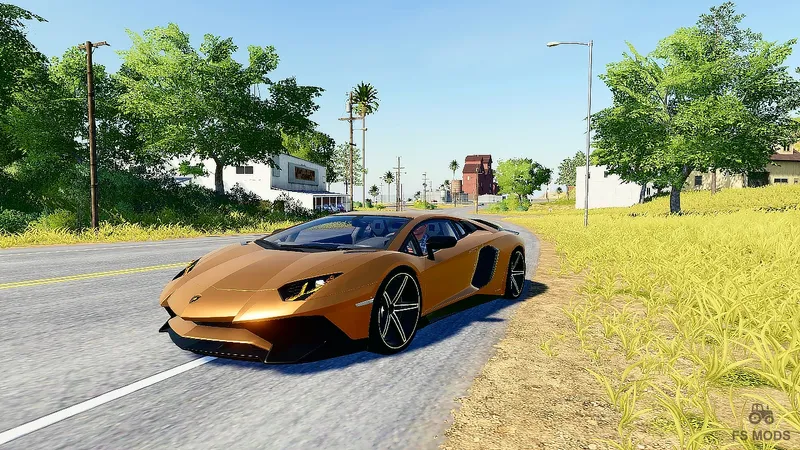 Автомобиль Lamborghini Aventador LP750-4 SV v 1.0