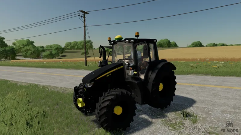 Трактор John Deere 6M Black Edition v 1.0