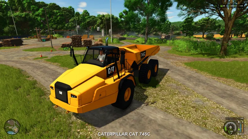Грузовик CAT 745C v1.0
