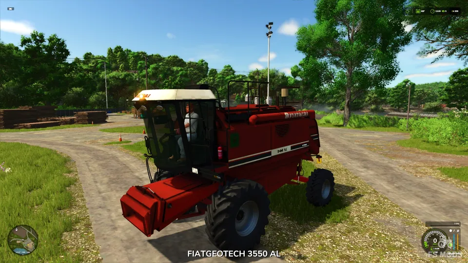 Зерноуборочный комбайн Fiat 3550 AL (Rice Version) V1.0