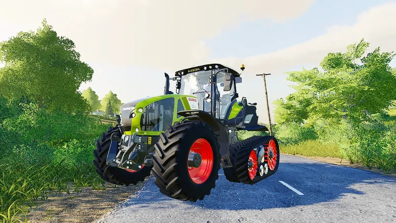 Трактор Claas Axion Terra Trac v 1.0