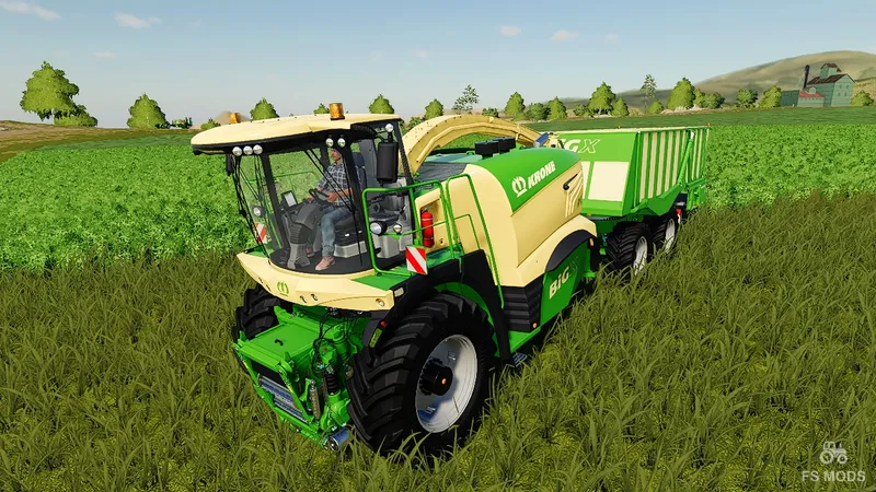 Комбайн Krone Big X 1180 Cargo v 1.6