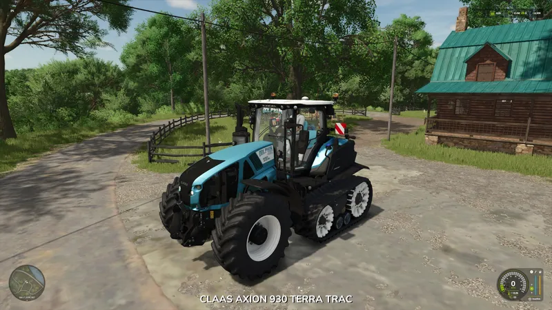 Трактор Claas Axion 960TT Dolphin Edition v1.0