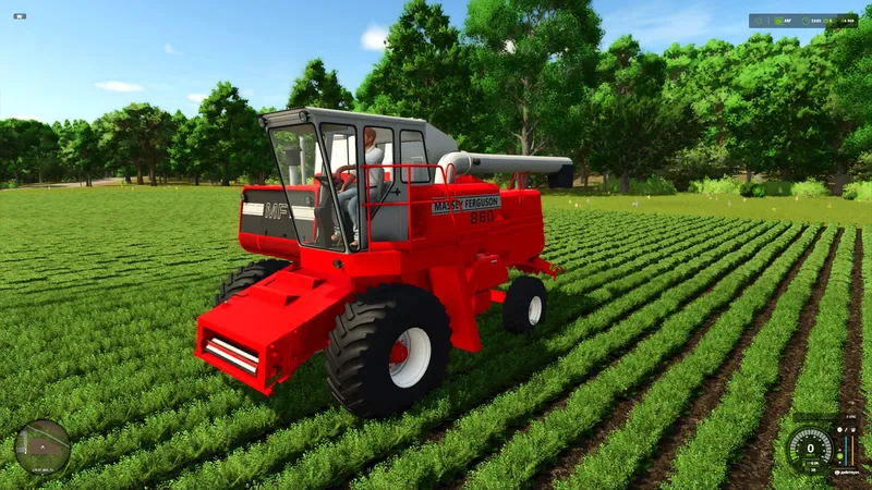 Зерноуборочный комбайн Massey Ferguson 860 UK Spec v1.0