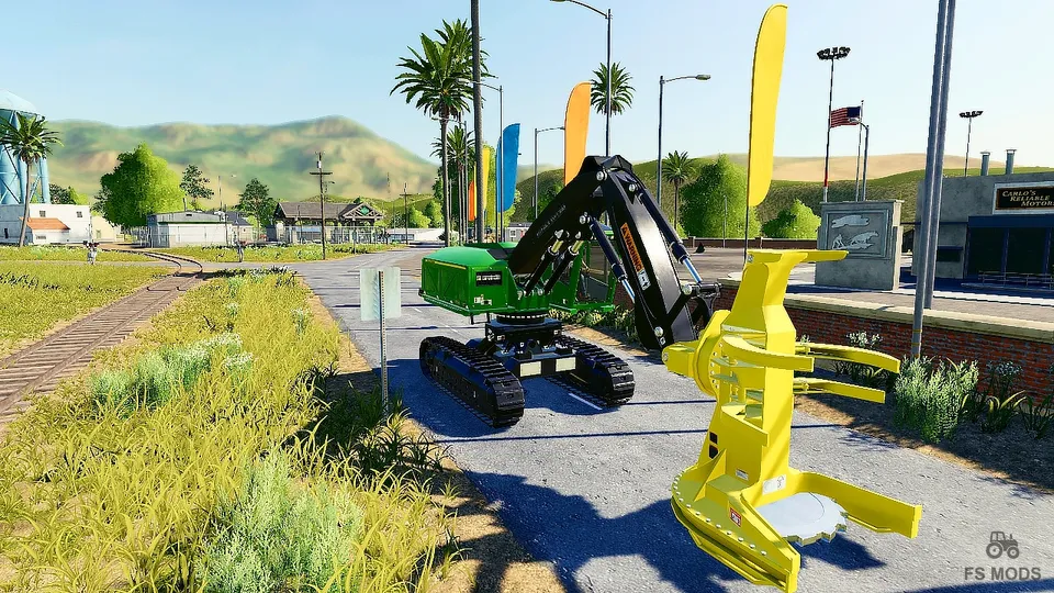 Валочно-пакетирующая машина John Deere 959M v 2.0