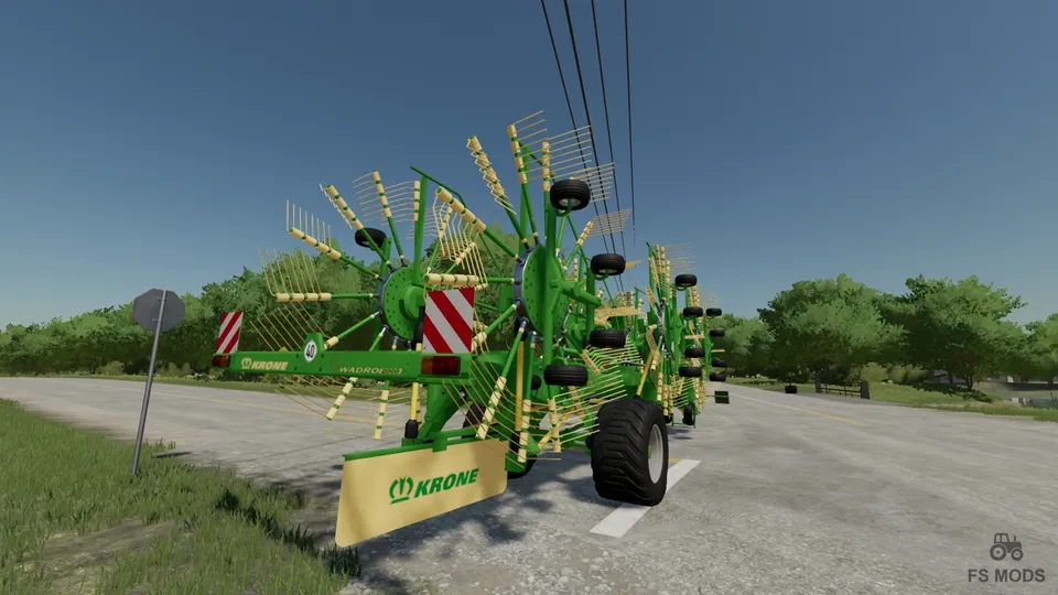 Валкоукладчик Krone Swadro 2000 v 1.0