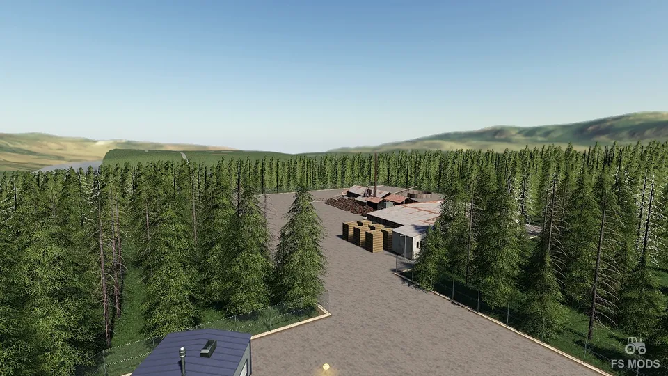 Карта лесозаготовок на реке Мерси v 1.0