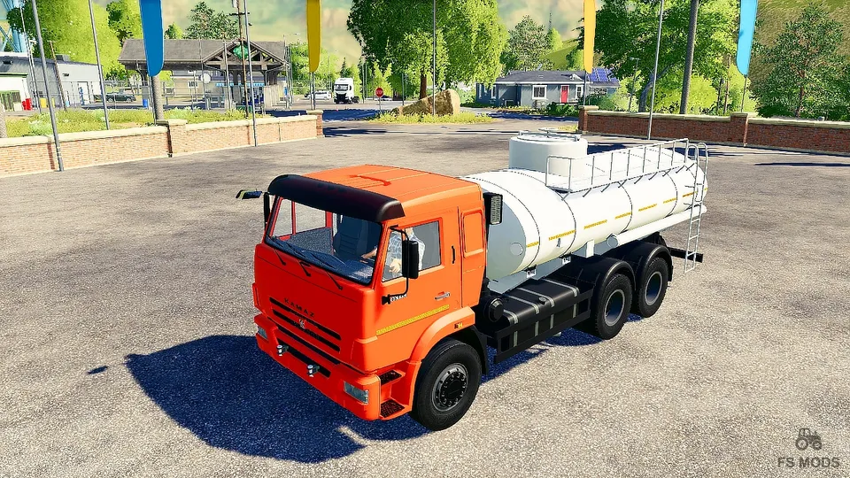 Грузовик КамАЗ 65115 Fuel Truck v 2.0