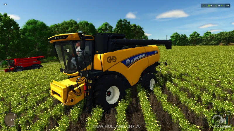 Зерноуборочный комбайн New Holland CH7.70 v1.0