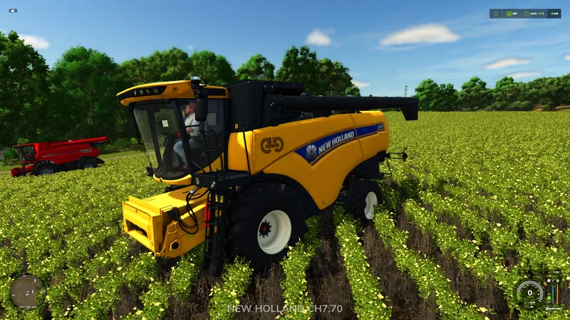 Зерноуборочный комбайн New Holland CH7.70 v1.0