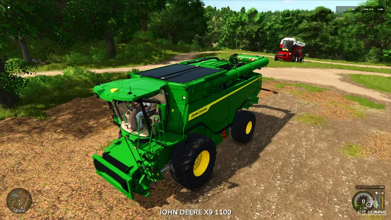 Зерноуборочный комбайн John Deere X9 1100 (Wheel version) V1.0