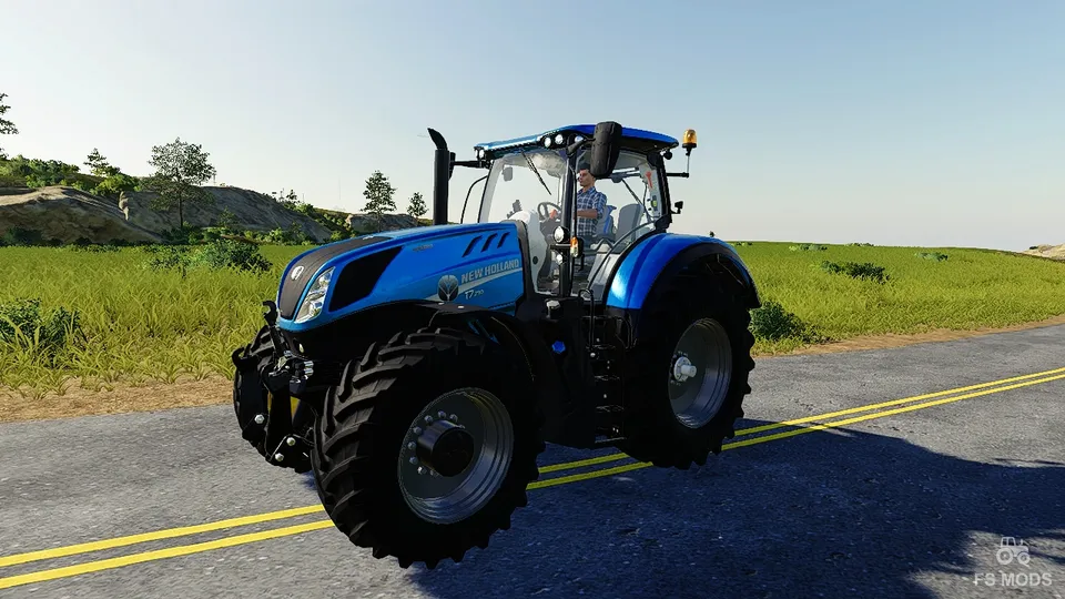 Трактор New Holland T7 Heavy Duty Blue Power v 1.1