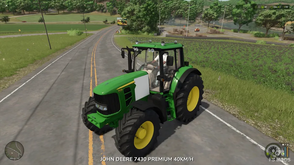 Трактор John Deere 7030 Premium Series loonwerk edit V1.0